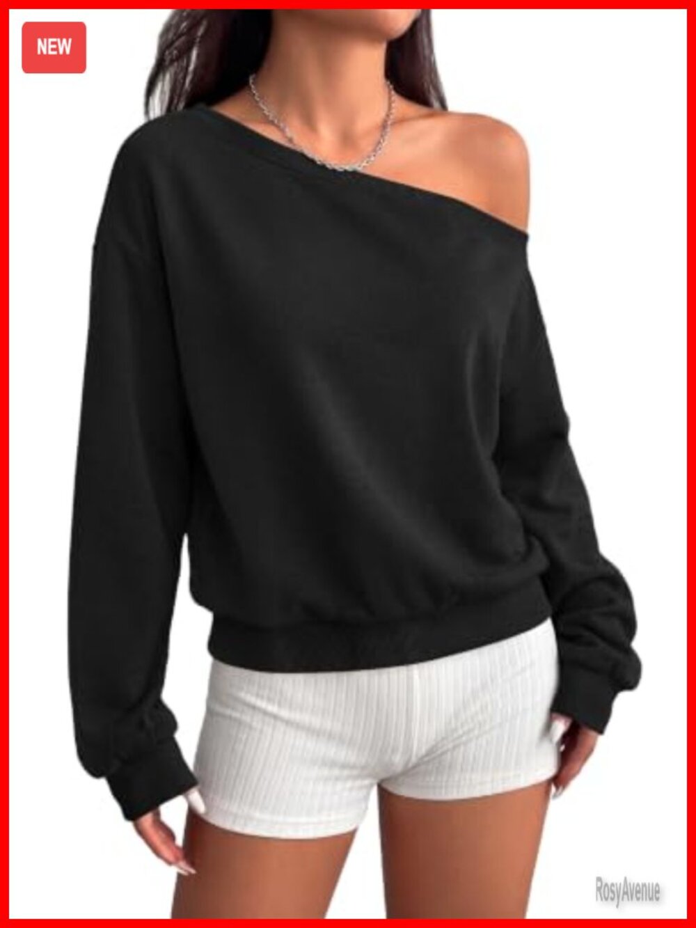 PRETTYGARDEN Womens Off The Shoulder Sweatshirt Fleece Pullover Long Sleeve